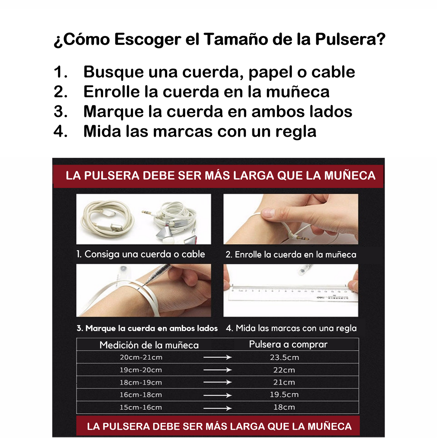 Pulsera Eslabones de Guerreros Cruzados