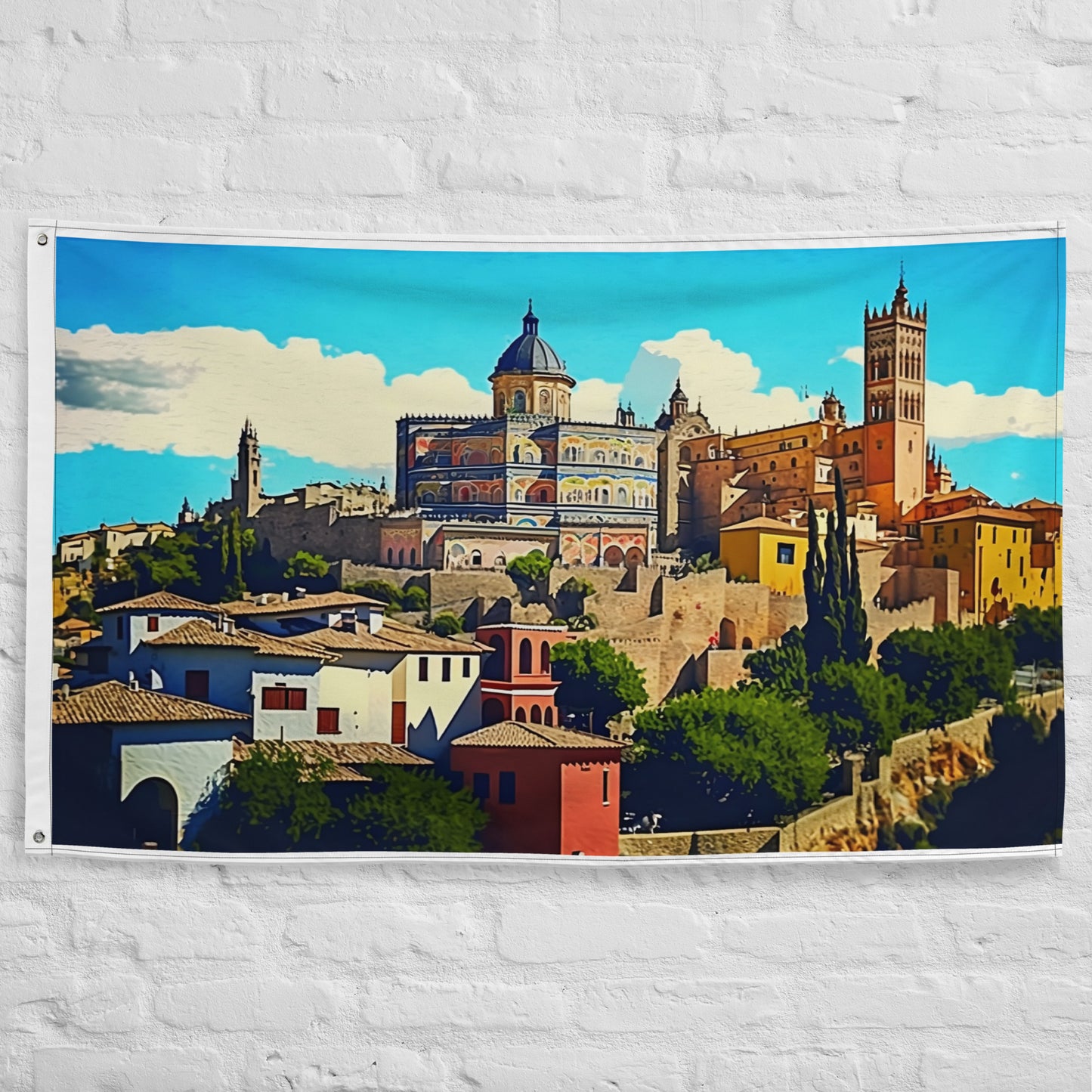 Lona Decorativa de Ciudad Medieval de Toledo