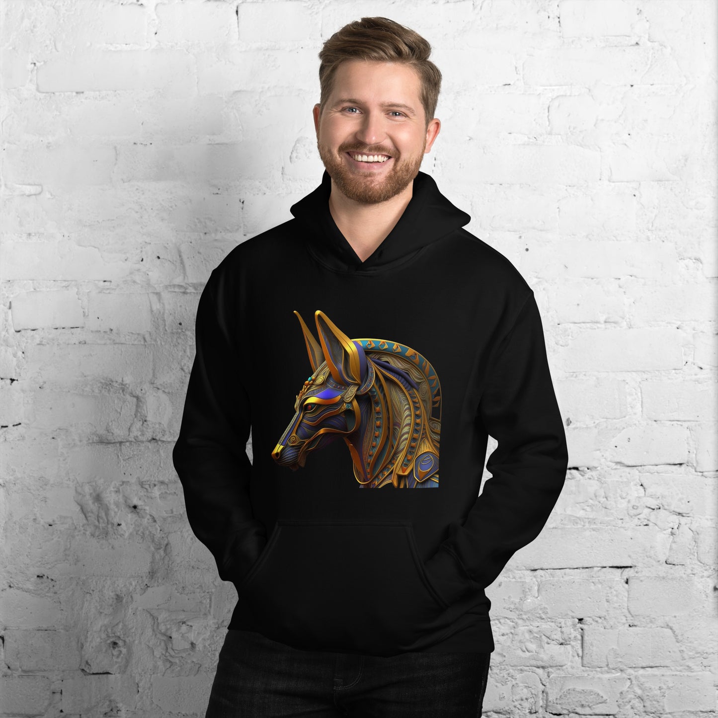 Sudadera con Capucha de Dios Egipcio Anubis