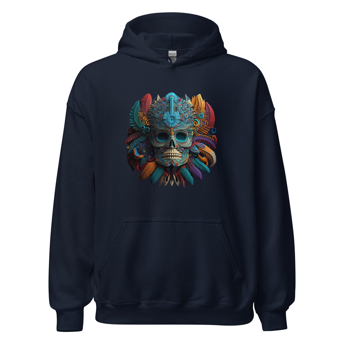 Sudadera con Capucha del Dios Azteca Huitchilopoztli