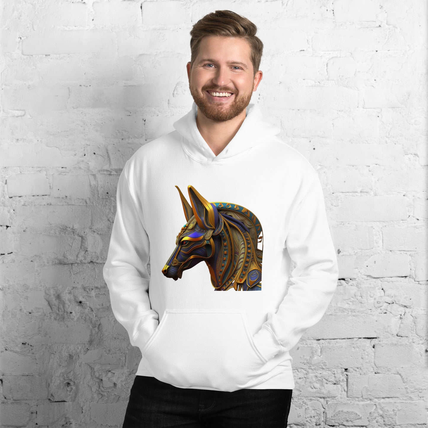 Sudadera con Capucha de Dios Egipcio Anubis