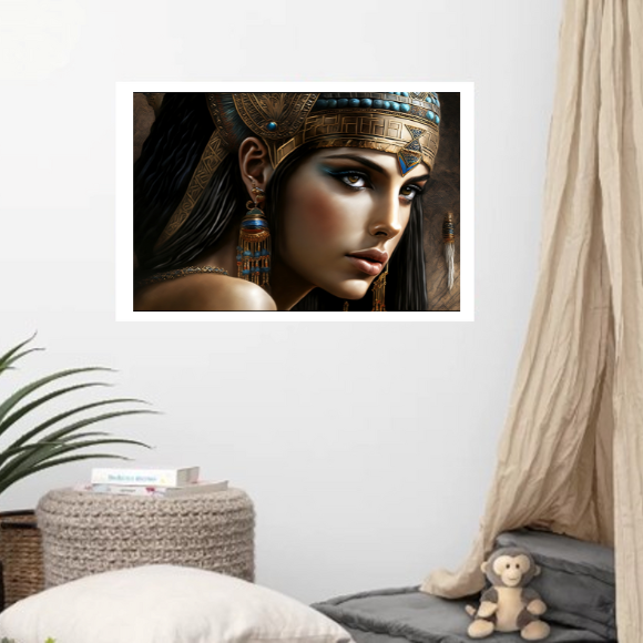 Póster Rectangular de Reina Egipcia Cleopatra
