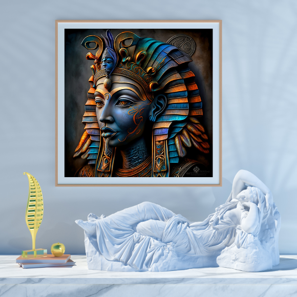 Póster Cuadrado Dios Egipcio Osiris