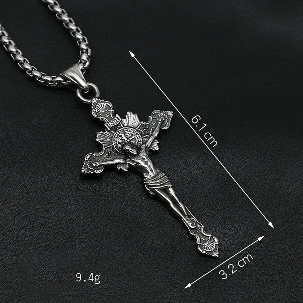Collar de Cruz Ortodoxa de Jesús